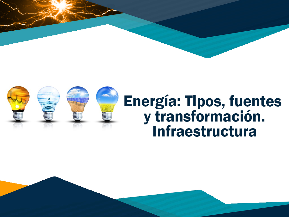 Energía: Tipos, fuentes y transformación. Infraestructura parte I